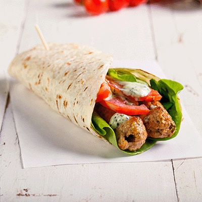 Seekh Kebab Wrap